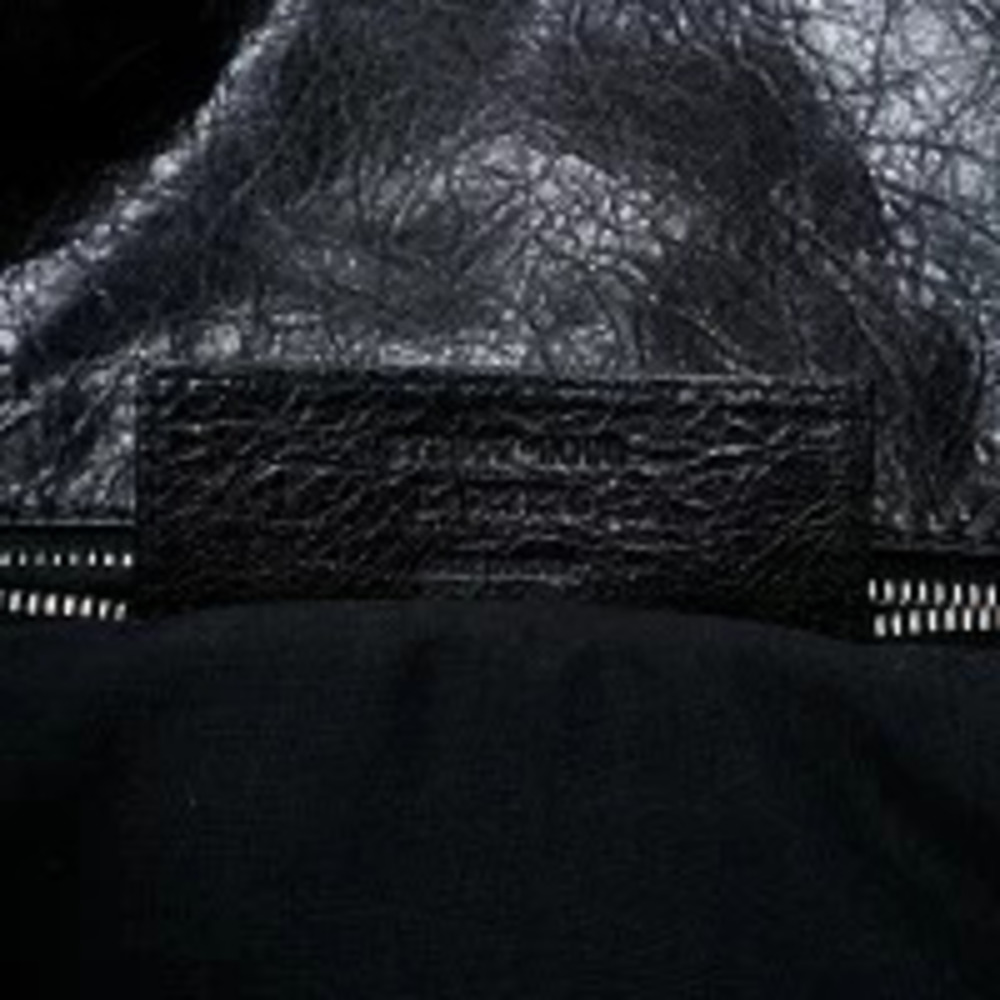 Balenciaga Leather Motocross Shoulder Bag Black - Picture 10 of 12